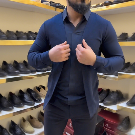 Męska dwuczęściowa koszula próbna