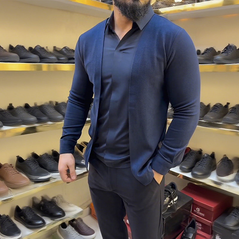 Męska dwuczęściowa koszula próbna