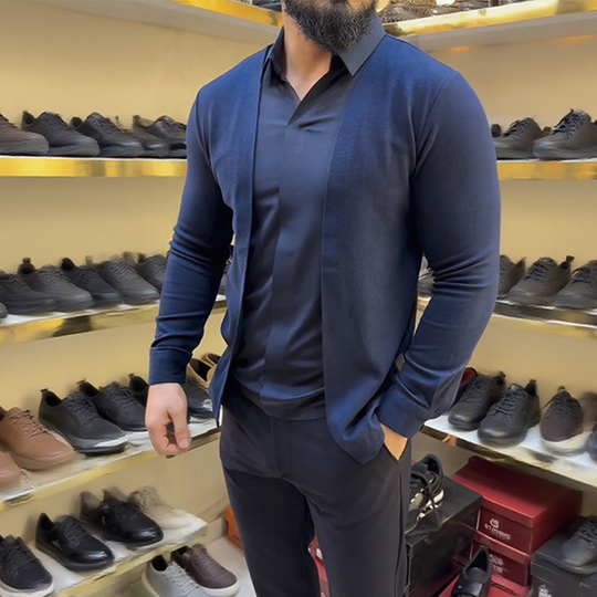 Męska dwuczęściowa koszula próbna