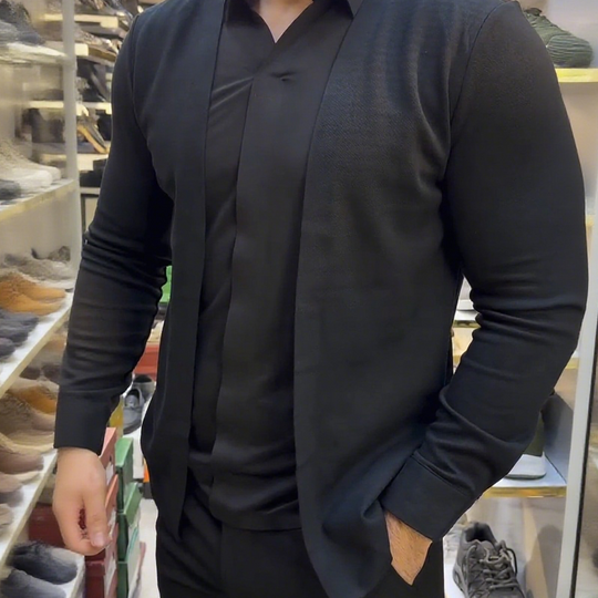 Męska dwuczęściowa koszula próbna