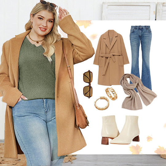 🍂Syksyn kuuma alennusmyynti 50% POIS🔥Naisten V-aukkoinen pitkähihainen yksivärinen neulepusero