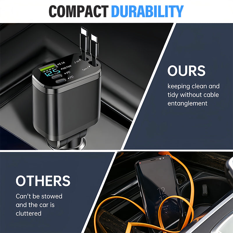 Szybka ładowarka samochodowa z oświetleniem otoczenia Starry Sky