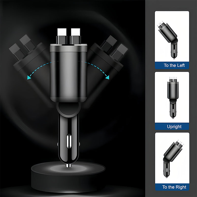 Szybka ładowarka samochodowa z oświetleniem otoczenia Starry Sky