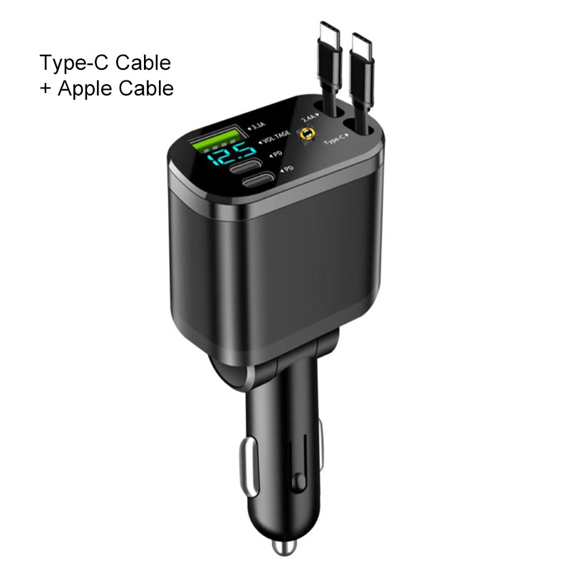 Szybka ładowarka samochodowa z oświetleniem otoczenia Starry Sky