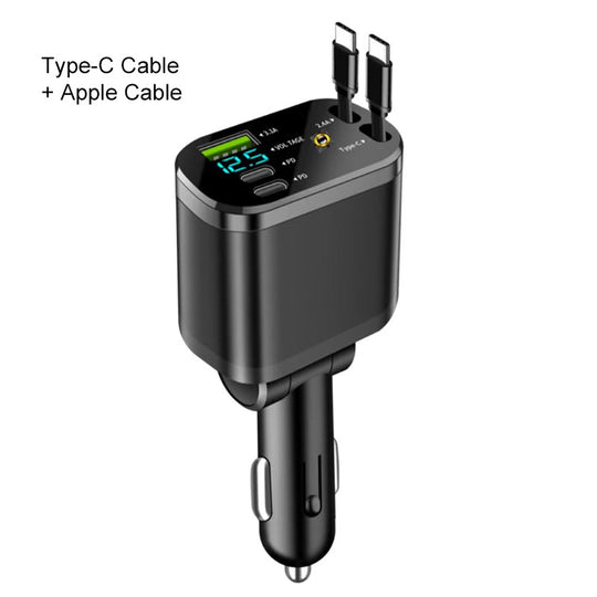 Szybka ładowarka samochodowa z oświetleniem otoczenia Starry Sky