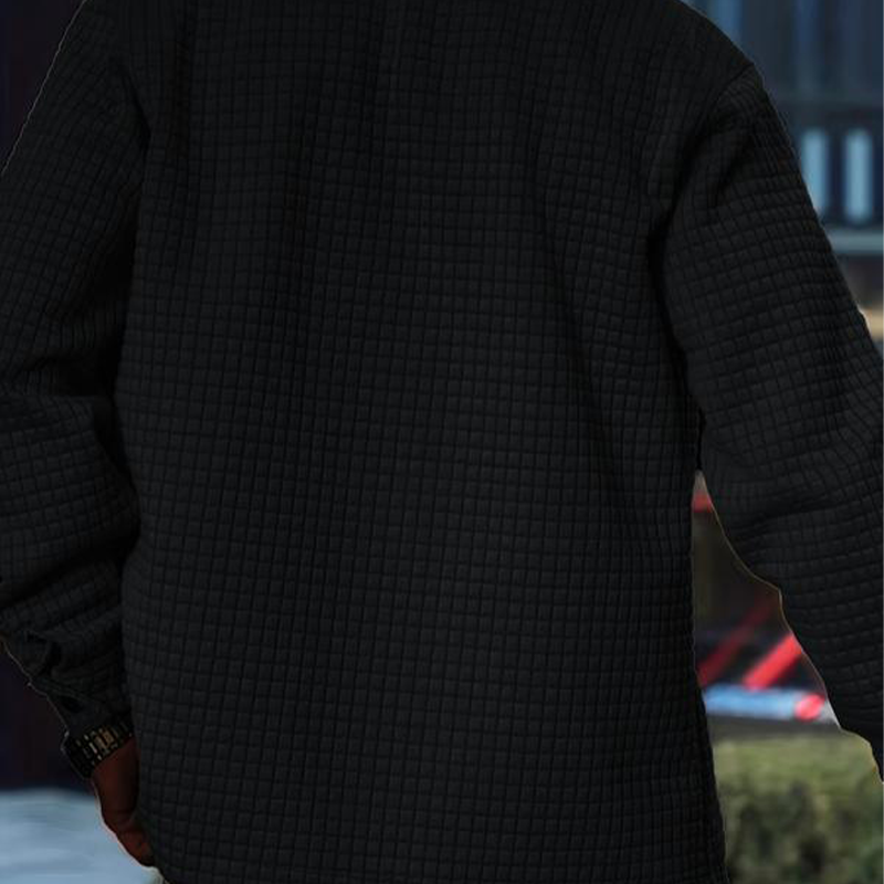 Miesten rento muoti yksivärinen takki -👍Klassista tyyliä, arjen mukavuutta!👔