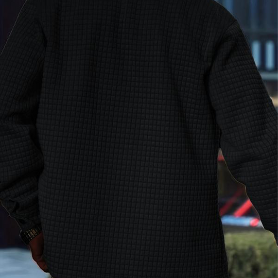 Miesten rento muoti yksivärinen takki -👍Klassista tyyliä, arjen mukavuutta!👔