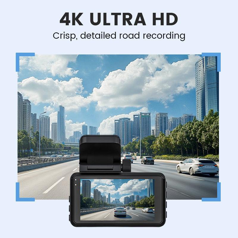 📹  50% NYT POIS PÄÄLTÄ! ✨ 4K Ultra HD -auton kojelautakamera - Yönäkö & Silmukkatallennus Wi-Fi- ja mobiilisovellusyhteydellä 🚗🌙