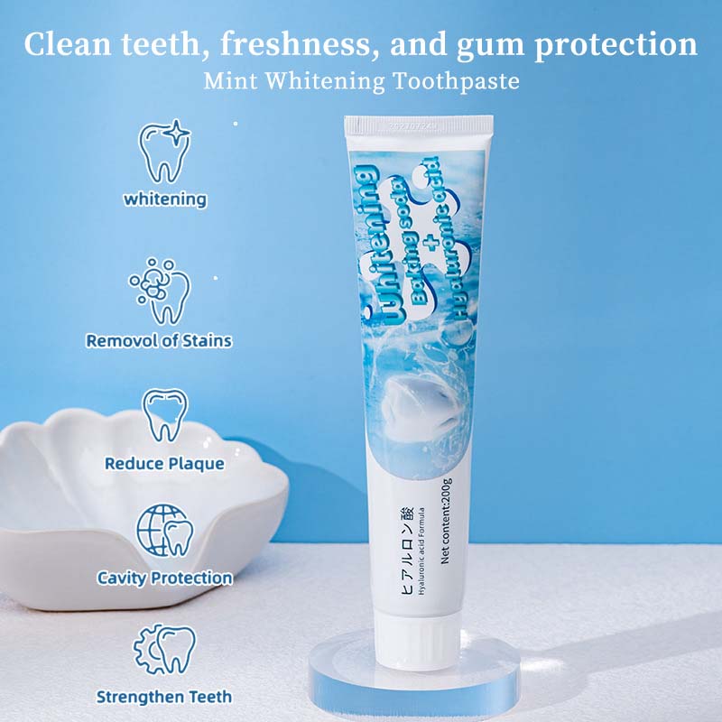 Valkaiseva ruokasooda minttuhammastahna