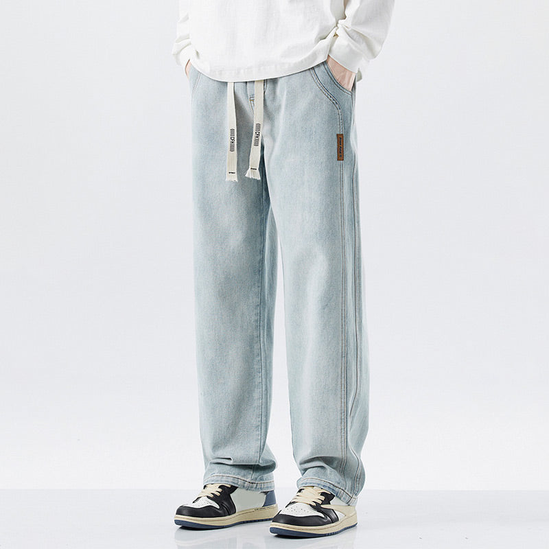 Warm Thickened Casual Vintage Straight Jeans