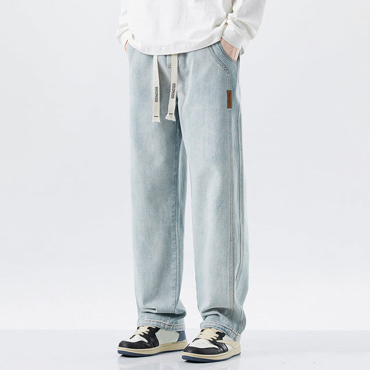 Warm Thickened Casual Vintage Straight Jeans