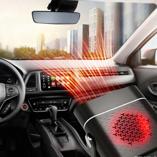Przenośny grzejnik samochodowy 2 w 1 z możliwością obrotu o 360°