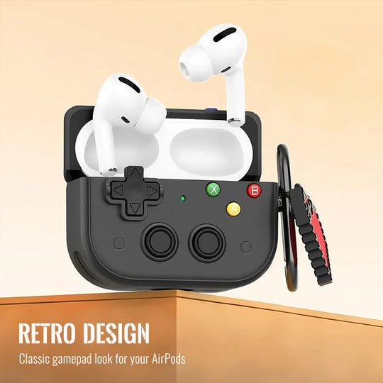 Retro-peliohjainkotelo AirPods Prolle