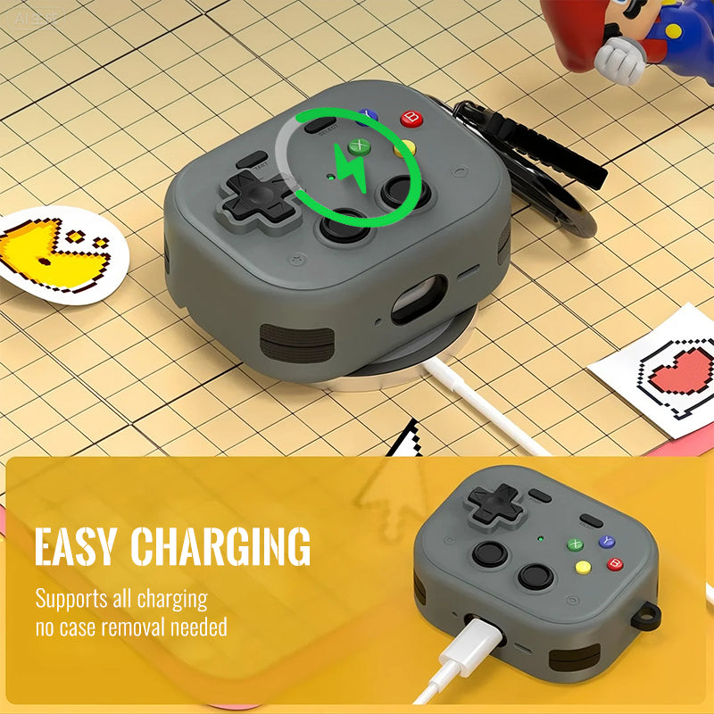 Retro-peliohjainkotelo AirPods Prolle