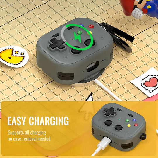 Retro-peliohjainkotelo AirPods Prolle