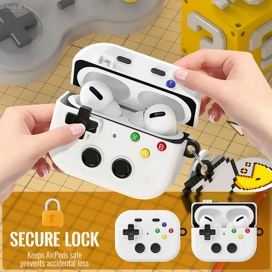 Retro-peliohjainkotelo AirPods Prolle