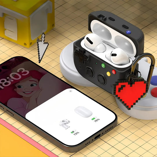 Retro-peliohjainkotelo AirPods Prolle