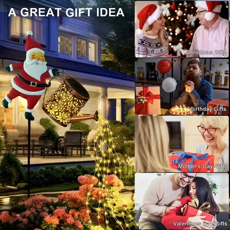 🎅Božična razprodaja 50% POPUST!!🎄PRODANIH 50.000+! 🎁✨Božična solarna lučka za grelnik vode & Kolekcija vrtnih okraskov z lučkami💕