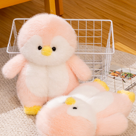 Plush Penguin Animal Slippers