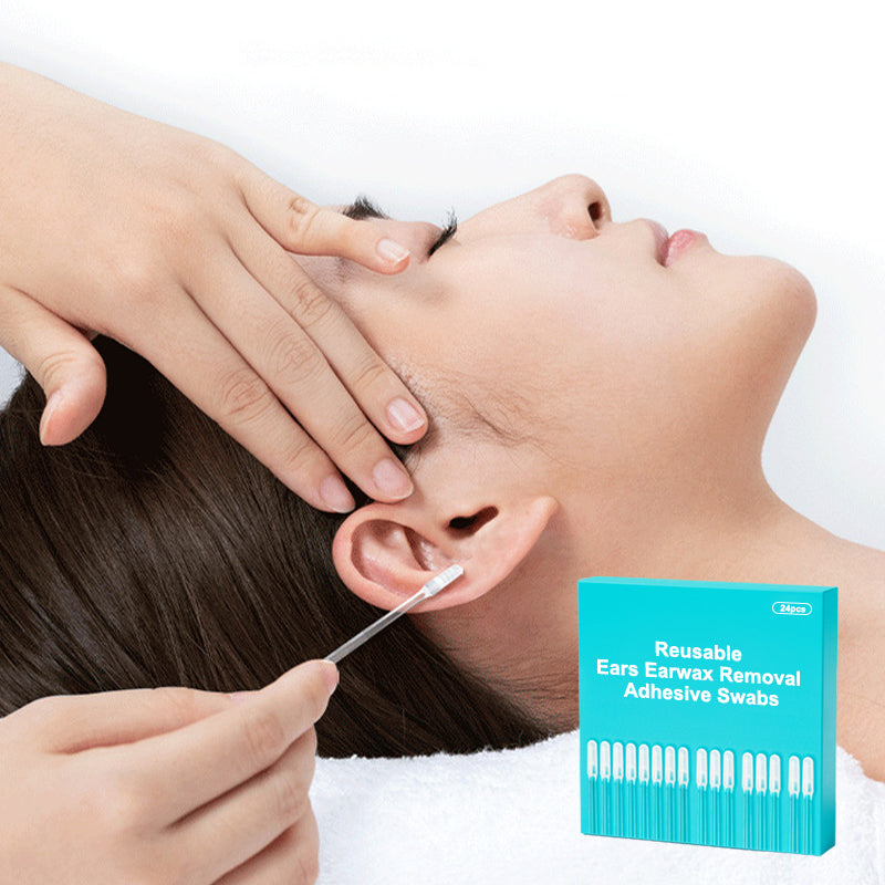 Lepljive palčke za odstranjevanje ušesnega masla za večkratno uporabo