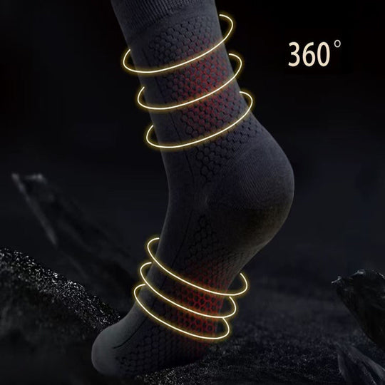 Moške nogavice iz grafena Crew proti vonjavam - 5 parov/komplet