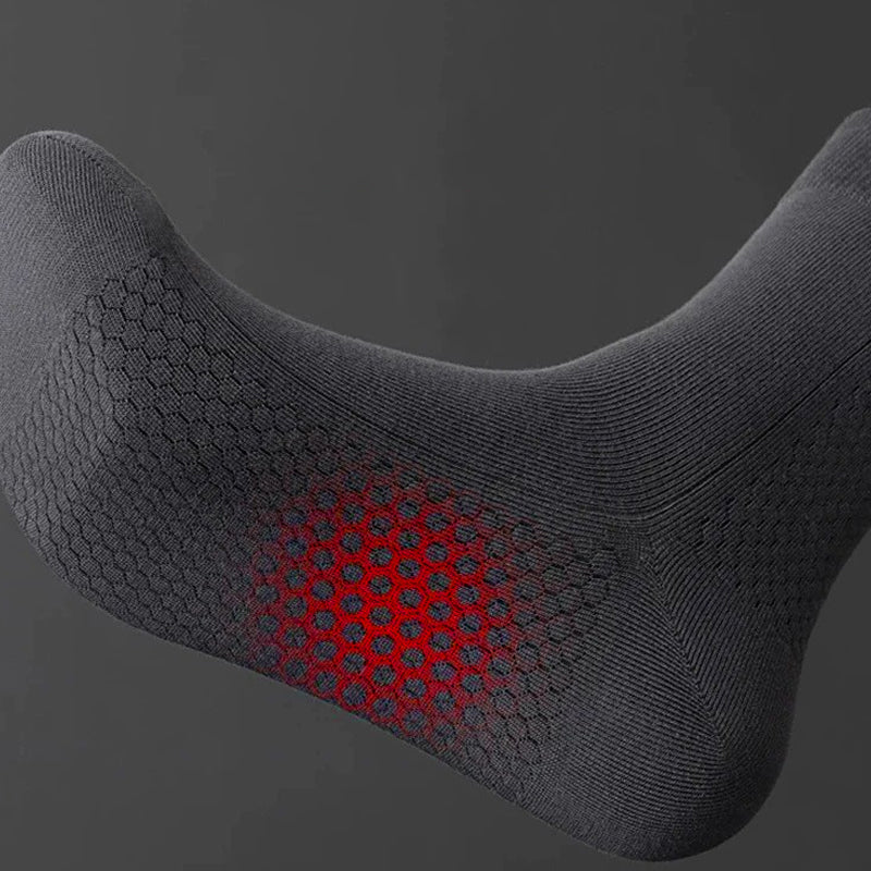 Moške nogavice iz grafena Crew proti vonjavam - 5 parov/komplet