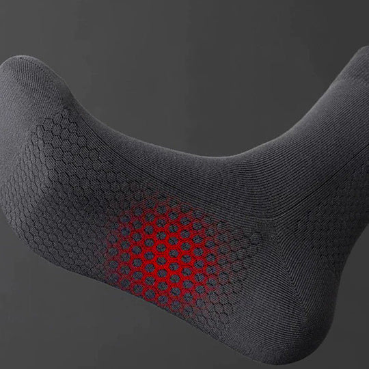 Moške nogavice iz grafena Crew proti vonjavam - 5 parov/komplet