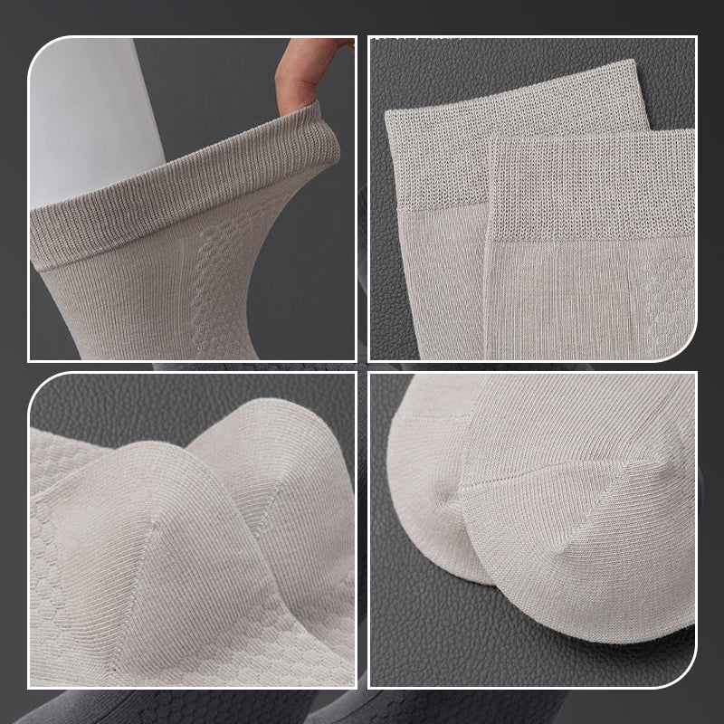 Moške nogavice iz grafena Crew proti vonjavam - 5 parov/komplet