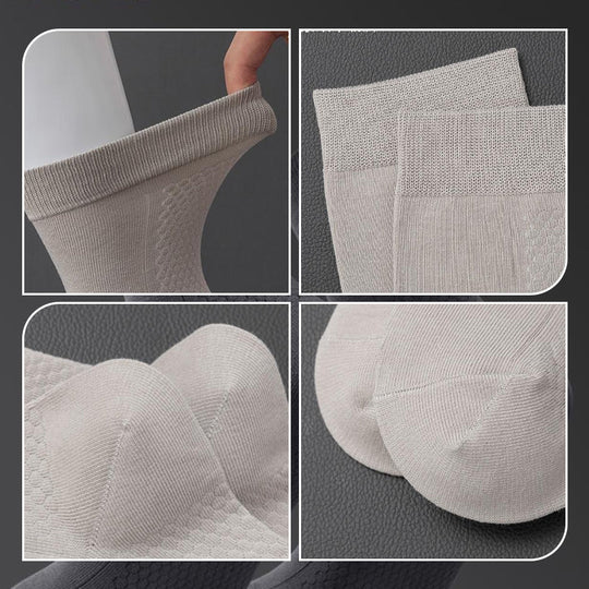 Moške nogavice iz grafena Crew proti vonjavam - 5 parov/komplet