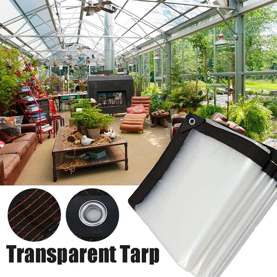🌧️ Heavy-duty, transparent, waterproof, insulated tarpaulin ☔