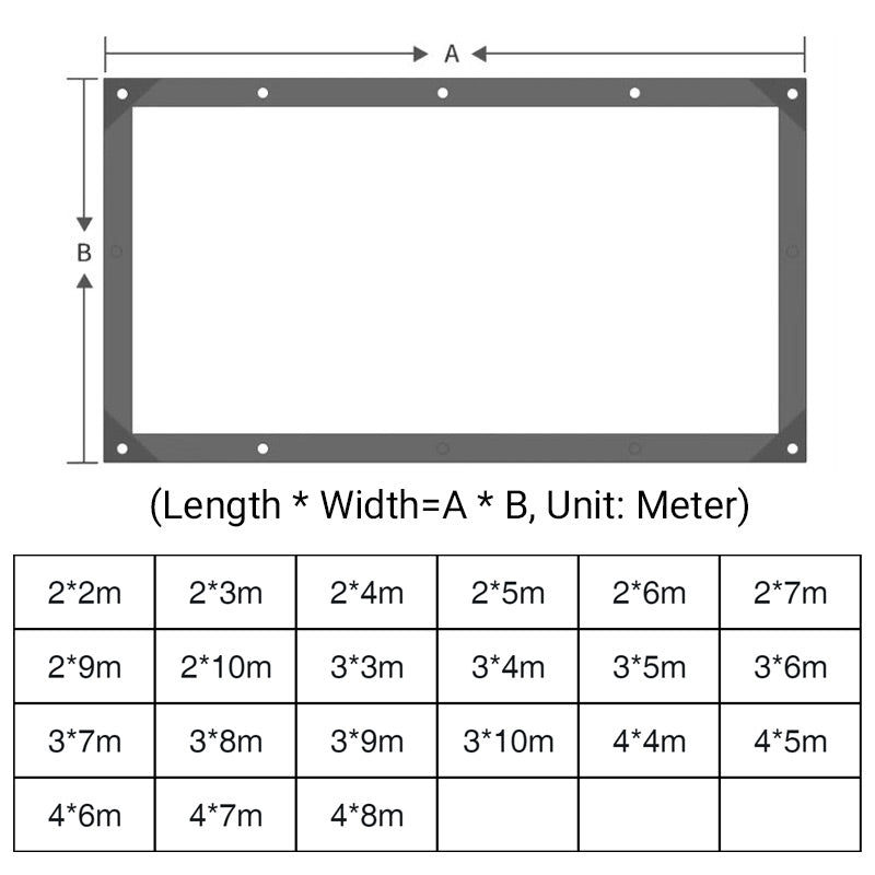 🌧️ Heavy-duty, transparent, waterproof, insulated tarpaulin ☔