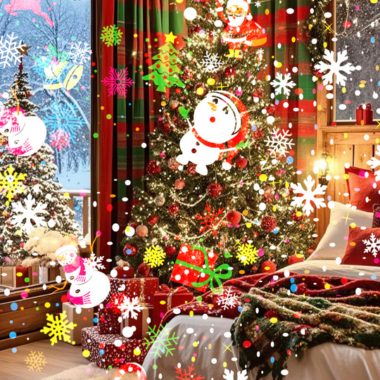 Božićni uzorak USB LED projekcijsko svjetlo