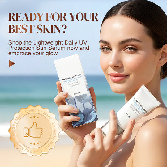 Hyalu-Cica Water-Fit Sun Serum UV 50ml (OTC) - Lightweight Sunscreen for Daily Use, Korean Sunscreen, Watery and Creamy Texture, Sunscreen for Sensitive Skin