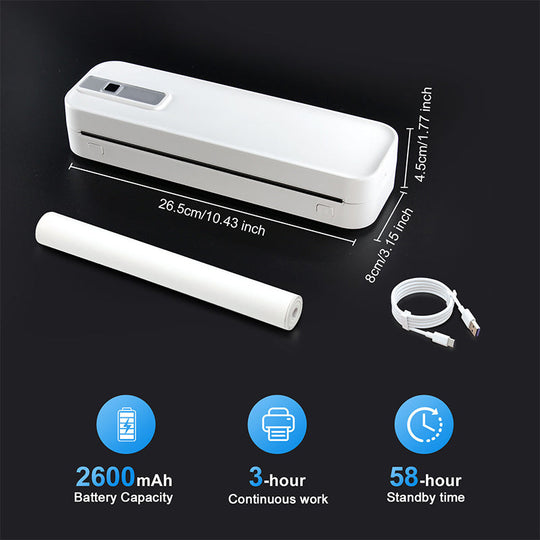 Draagbare Bluetooth-thermische printer