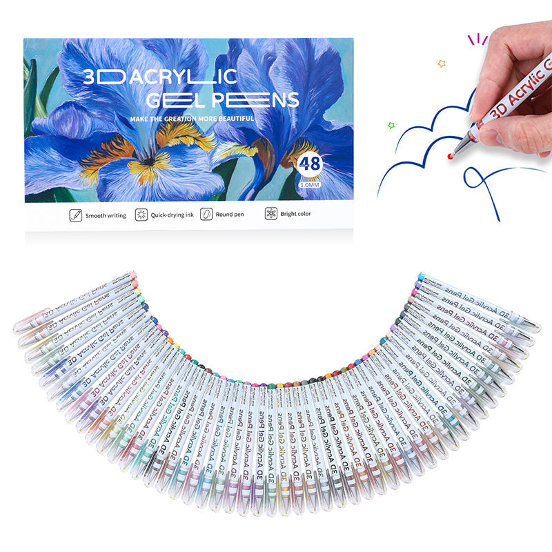 🎅Ziemassvētku izpārdošana ar 50% atlaidi!!🎄🎁PĀRDOTS VAIRĀK NEKĀ 50 000! Gandrīz pazudis✨Daudzkrāsu gēla pildspalvu komplekts zīmēšanai & Krāsošana