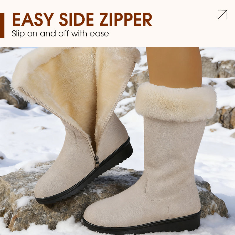 ⏳Limited-time 50% off⏰Women's Mid Calf Winter Boots👢