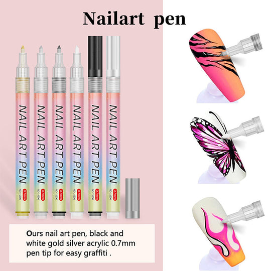 🎁Christmas Gift🎄12-Color Professional Nail Art Pen Set