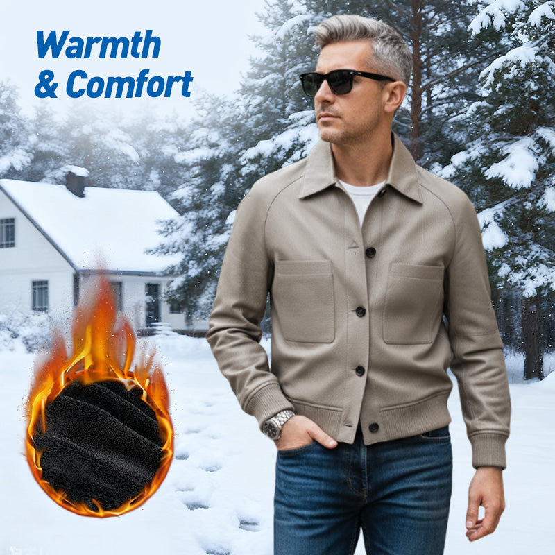 ⏰2025. Vrhunski po mjeri💥💥Muška klasična jakna od umjetne kože