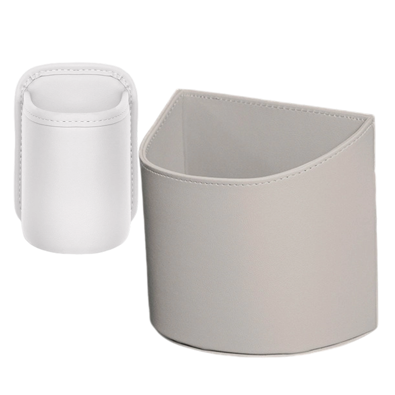 🚗 66% OFF! 🧺Leather Car Door Cup Holder – Wide‑mouth opening, easy reach for drinks & phone. Clip‑on secure fit. PU leather, tough & stylish. 🛡️✨