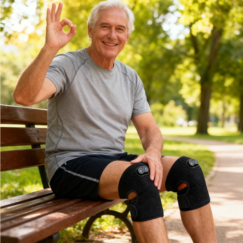 💥Christmas 50% Off Sale🔥Heated Vibrating Knee Brace Massager