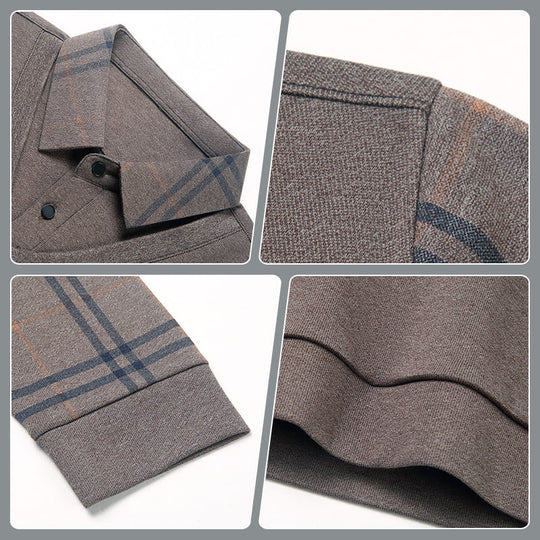 Muški lažni dvodijelni pleteni pulover