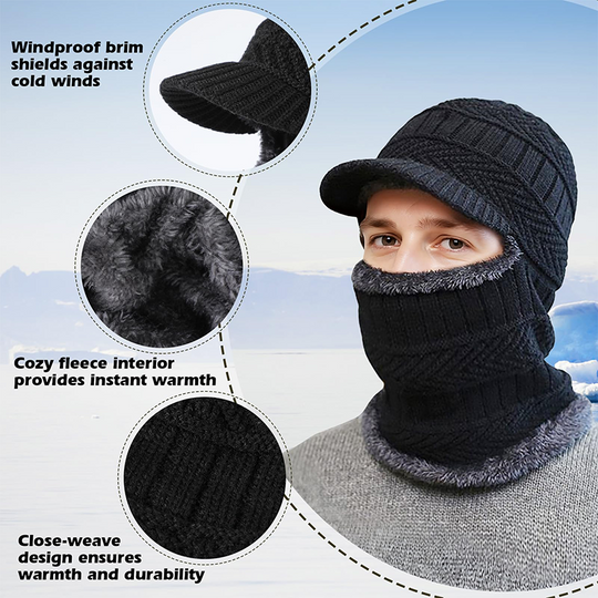 🎄Christmas Sale 50% OFF⚡3-In-1 Winter Balaclava Thermal Hood with Visor
