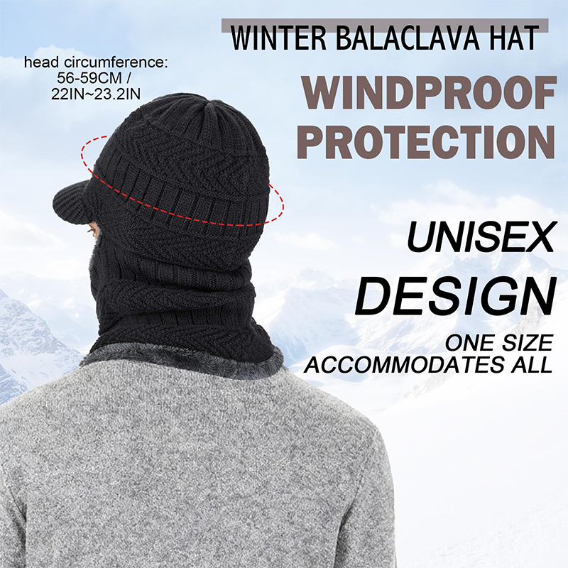 🎄Christmas Sale 50% OFF⚡3-In-1 Winter Balaclava Thermal Hood with Visor