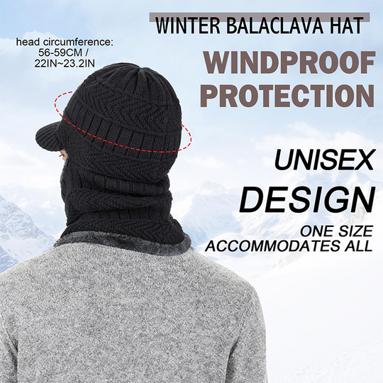 🎄Christmas Sale 50% OFF⚡3-In-1 Winter Balaclava Thermal Hood with Visor
