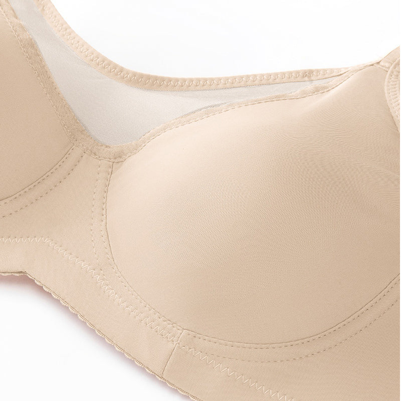 ⏳💐Hot Sale 50% OFF !!🖤Women's Elegant Sheer Full Coverage Non-padded Plus Size Bra