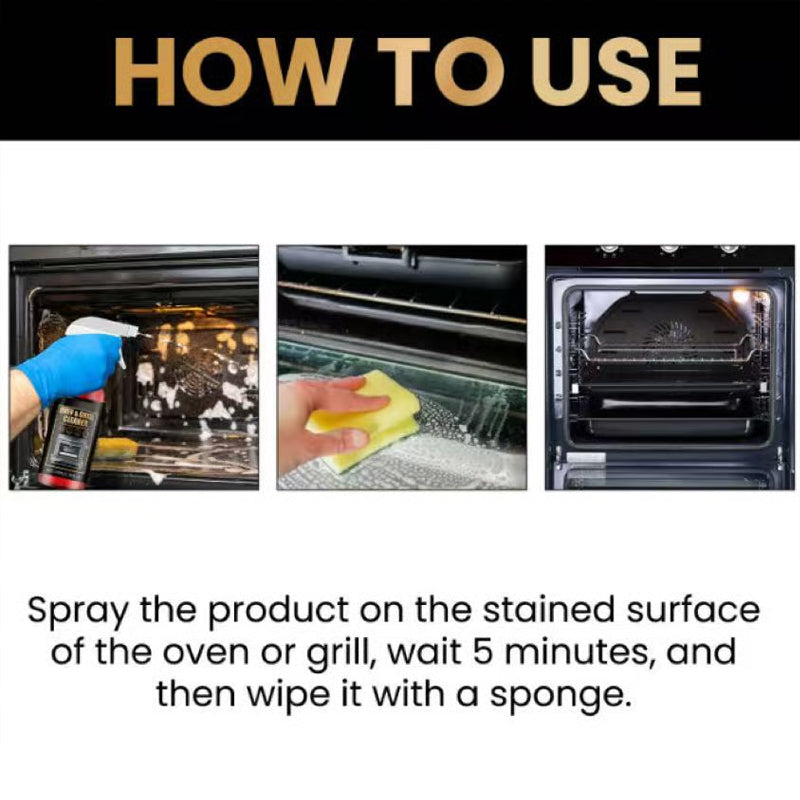 🔥Čistiaci sprej na rúry a grily – rozpúšťa mastnotu za 5 minút, bez drhnutia a odstraňuje zápach