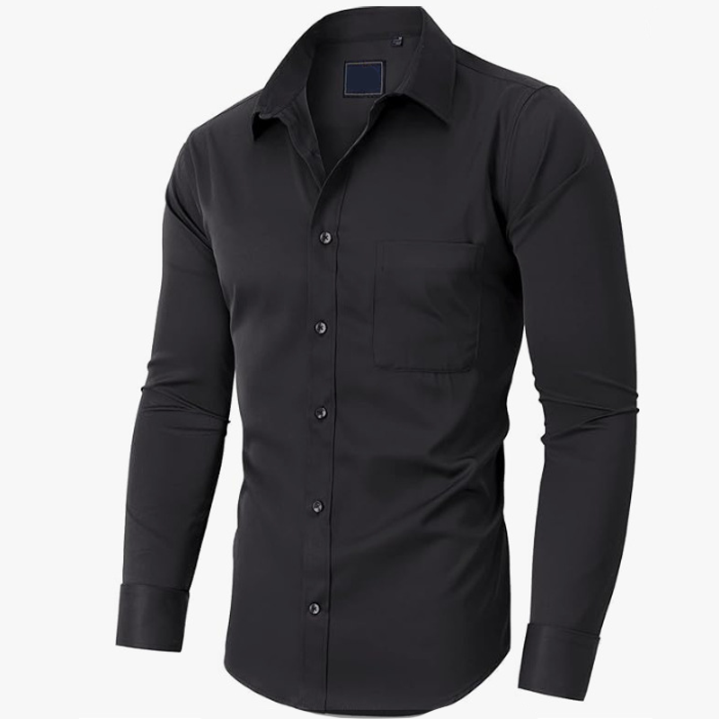 🎁2026 New Arrivals 50% OFF💥Solid-Color Long-Sleeve Shirt