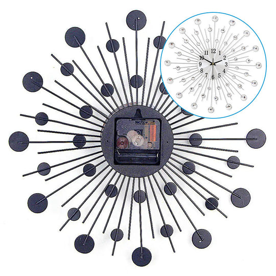 ✨ 50 % DE RÉDUCTION MAINTENANT ! 🕰️ Horloge murale strass – Mouvement silencieux, design étincelant et décoration élégante pour la maison 💎