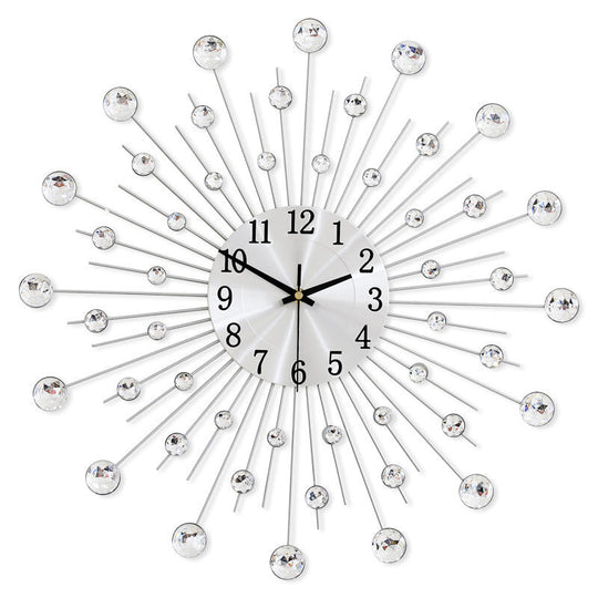 ✨ 50 % DE RÉDUCTION MAINTENANT ! 🕰️ Horloge murale strass – Mouvement silencieux, design étincelant et décoration élégante pour la maison 💎