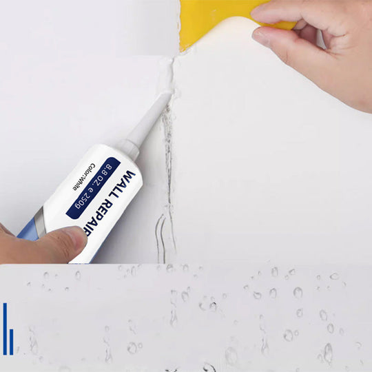 【Father's Day Gift】Drywall Patch Repair Kit with 250g Quick-Drying Wall Mending Agent, Multi-Functional Heavy-Duty Concrete Sealant, Waterproofing Adhesive Caulk, Self-Adhesive Paste